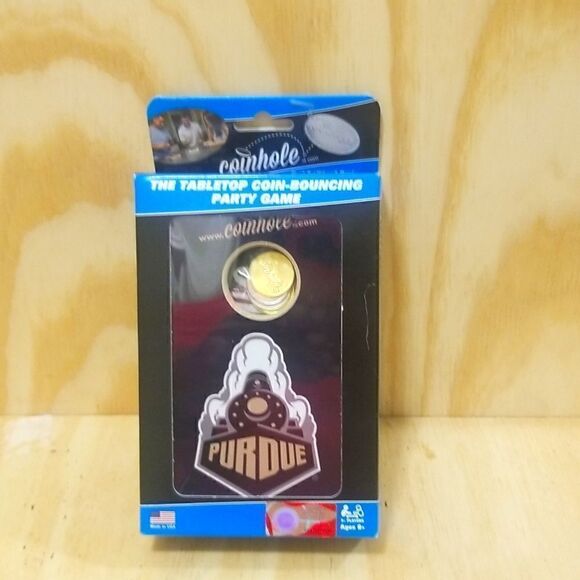 Perdue Boilermakers Table Top Coinhole Game - Picture 1 of 6